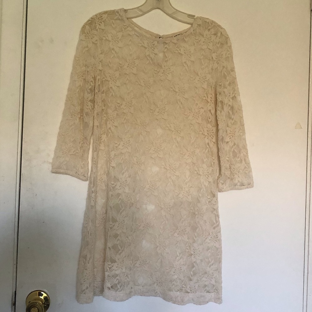 Cream dress by Poetry